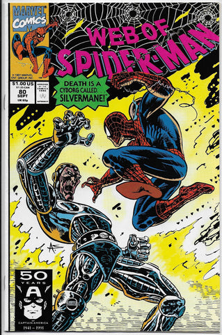 web of spider-man 80