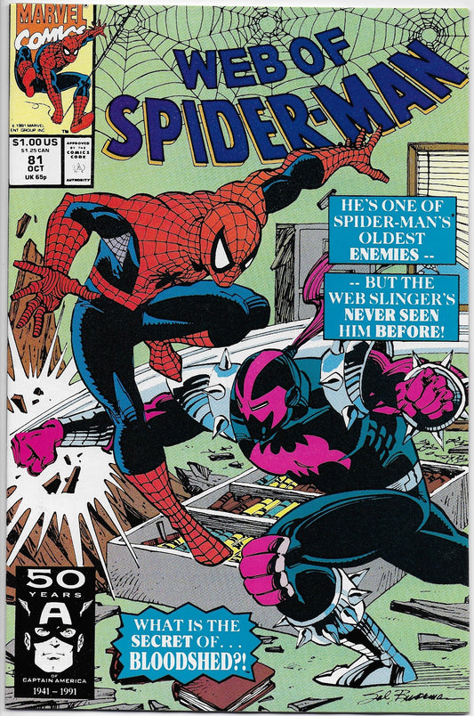 web of spider-man 81
