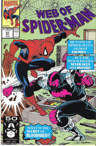 web of spider-man 81