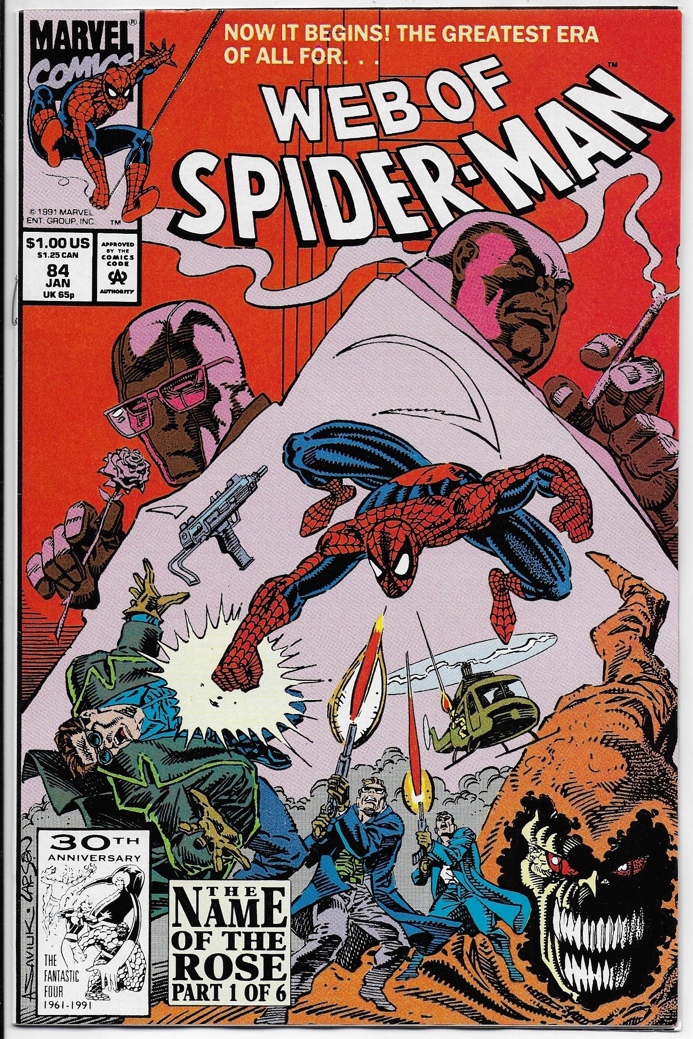 web of spider-man 84
