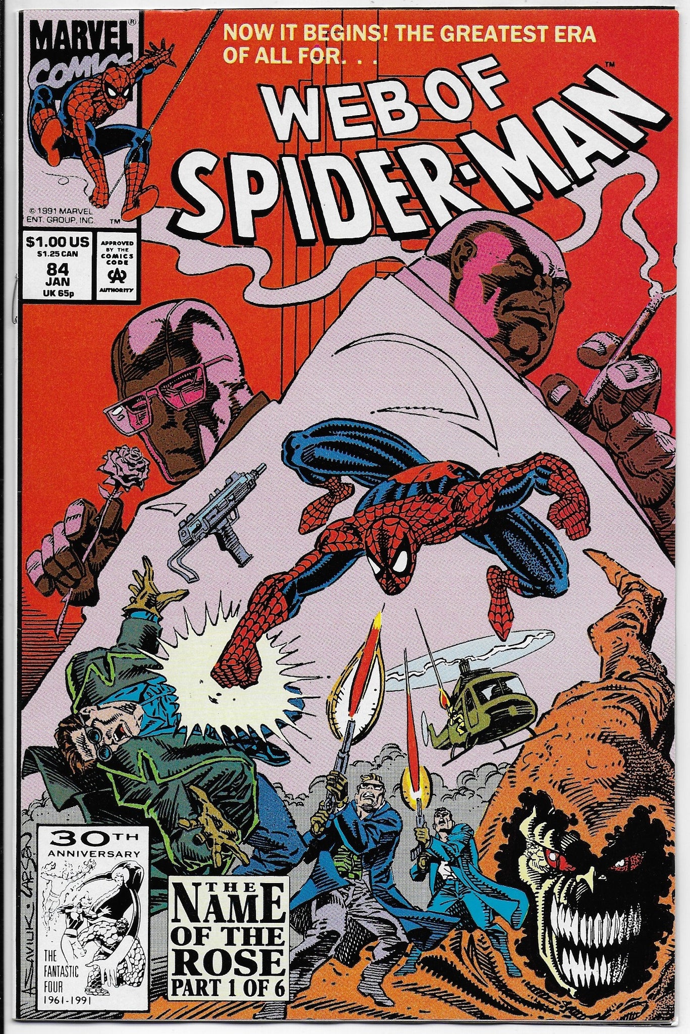 web of spider-man 84