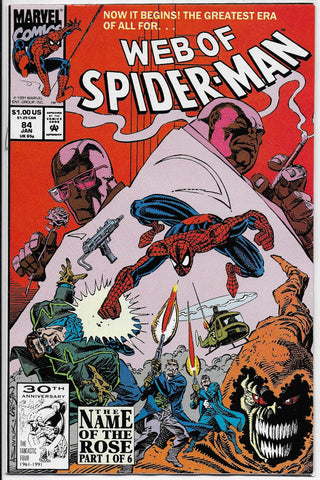web of spider-man 84
