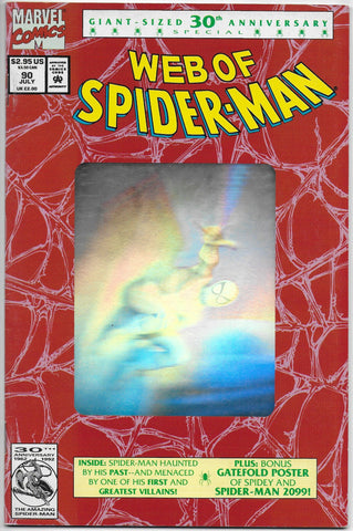 web of spider-man 90
